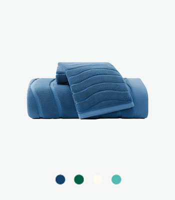 水波紋毛浴巾
